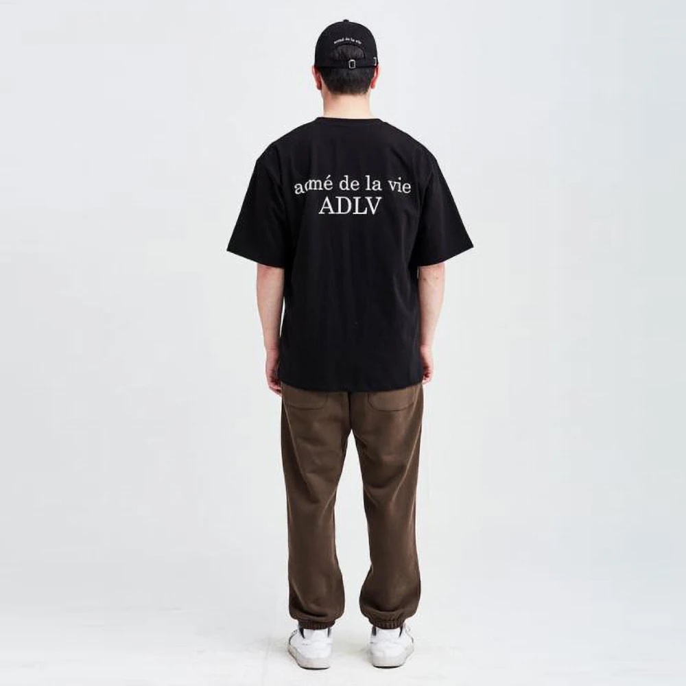 Áo Thun ADLV Basic Short 🔴CHÍNH HÃNG🔴 Acmé De La Vie Basic Short Sleeve 2 Black Tee - Áo ADLV Ngắn Tay - Simple Sneaker