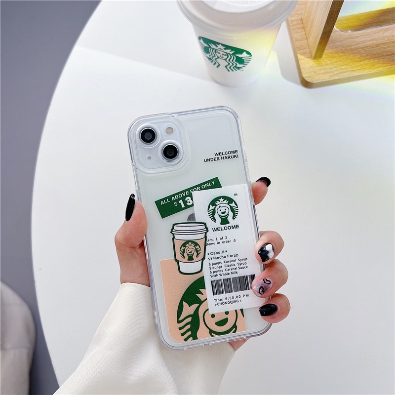 STARBUCKS Ốp Điện Thoại Cho OPPO A55 A54 A5S A7 A12 A74 A95 A36 A96 A16 A16K A15 A94 A93 4G A54 A53 A31 A9 A5 A33 2020 Reno 4F 5F Realme C20 C15 C11 2021 C21Y C25Y