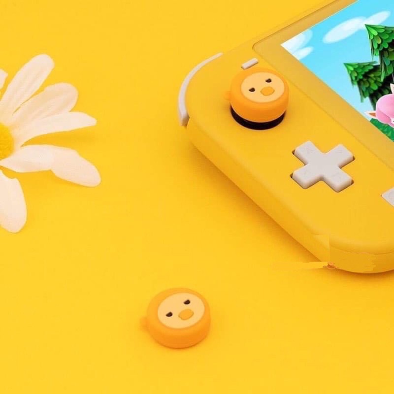 Bộ 4 núm bọc analog hình Thỏ &amp; Vịt thương hiệu cao cấp Geekshare cho Joy-Con - Nintendo Switch và Nintendo Switch Lite