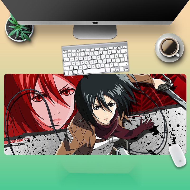 Attack On Titan anime pad chuột lớn Miếng Lót Chuột, Bàn Di Chuột
