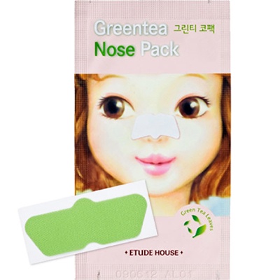 Mặt Nạ Lột Mụn Mũi Trà Xanh Etude Green Tea Nose Pack