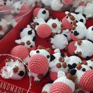 Móc khóa bò sữa