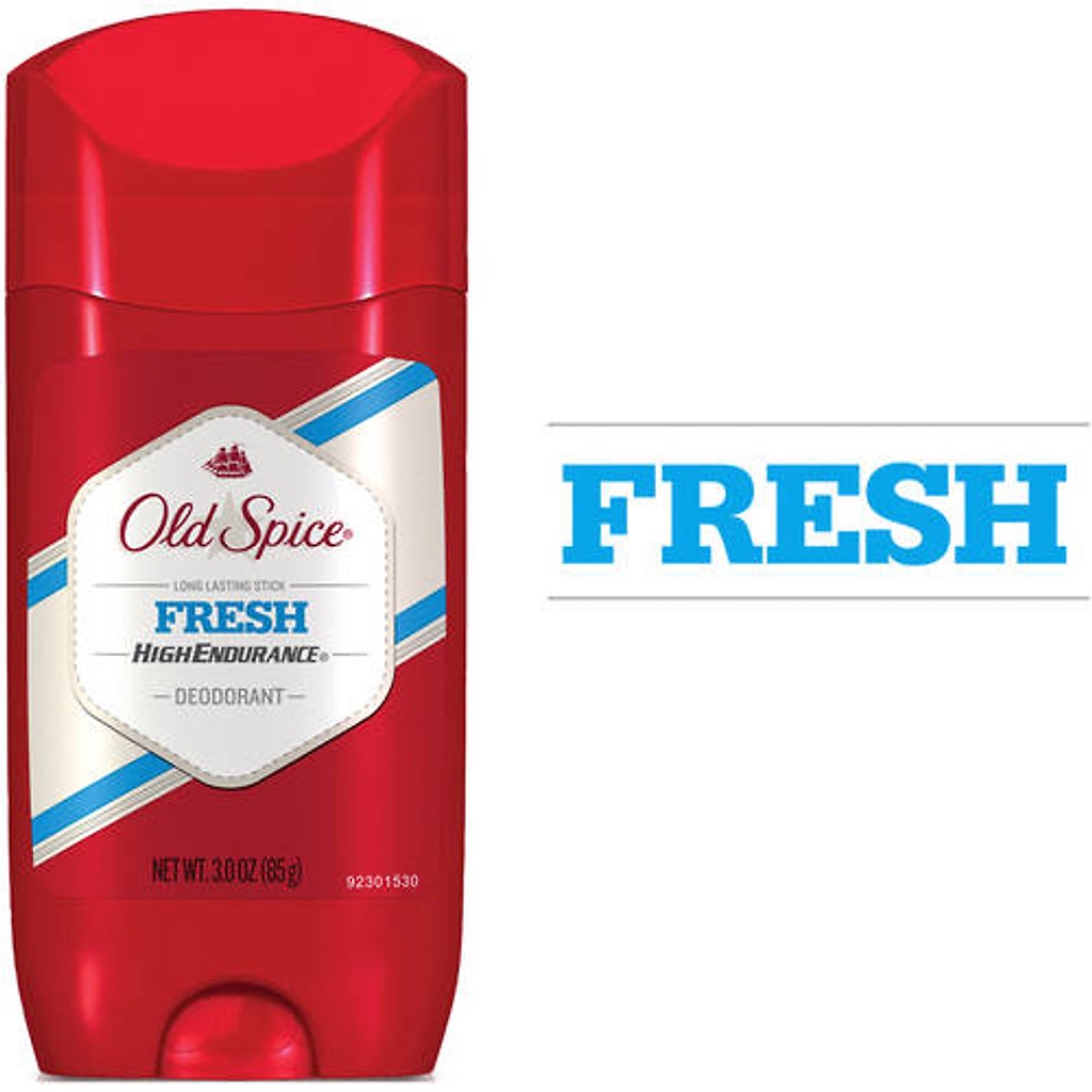 Sáp Khử Mùi Old Spice Hương Fresh Tươi Mát 85g High Endurance Deodorant