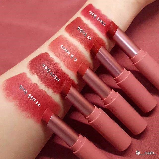 SON THỎI BLACKROUGE ROSE VELVET  - HÀN