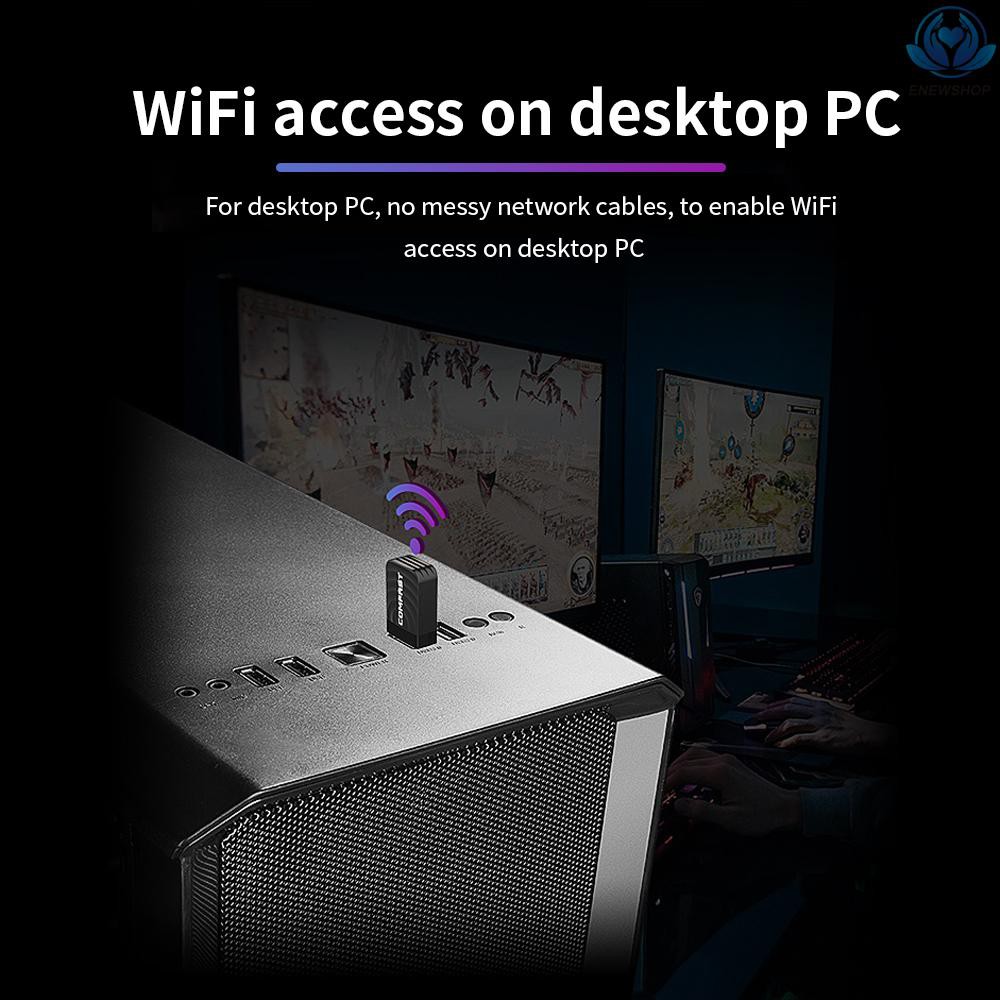 Usb Wifi Wifi Comfast Cf-812ac Ac 1300mbps 2.4g 5.8ghz