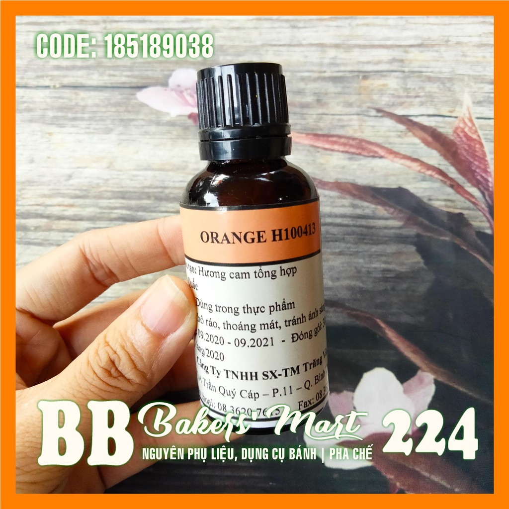 Hương CAM tổng hợp - Chai 30gr (Orange H100413)