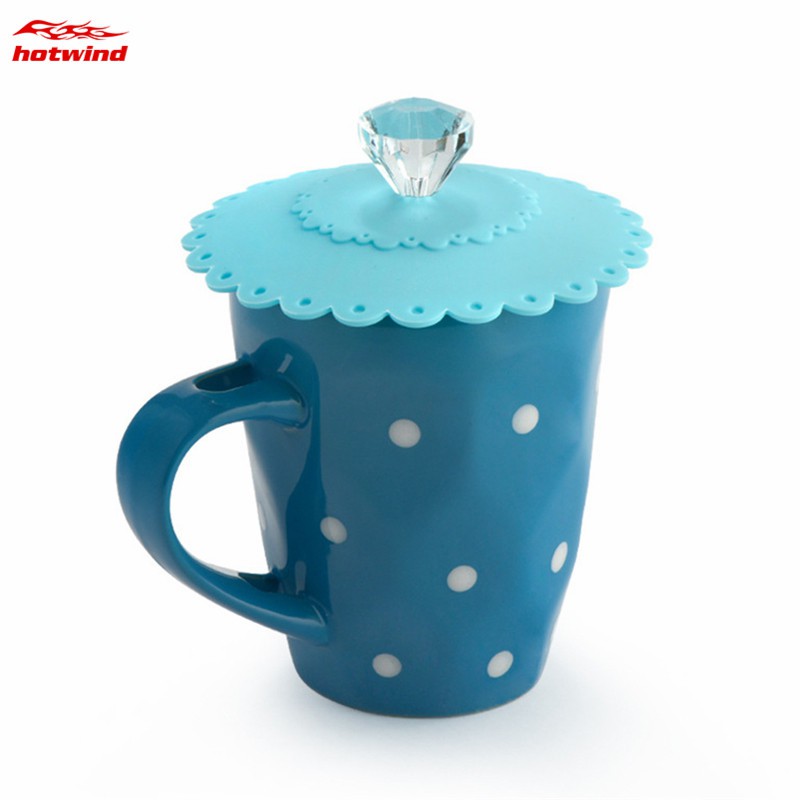 Nắp Đậy Cốc Nước Bằng Silicone Chống Bụi 0.5cm