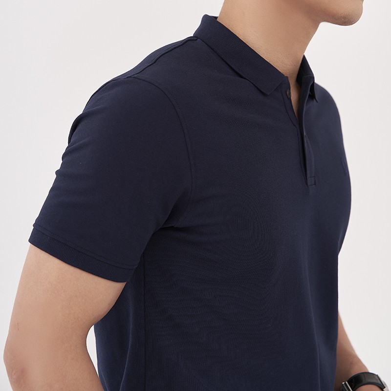 Áo Polo Nam Trơn Basic, Có Cổ Chất Cotton 100% Sợi Đan 40 Mát, Áo Phông Nam Thêu Logo Venisce Cao Cấp | BigBuy360 - bigbuy360.vn