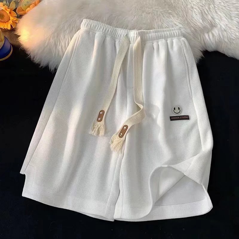 Quần Short Nam Lưng Thun In Hình Mặt Cười