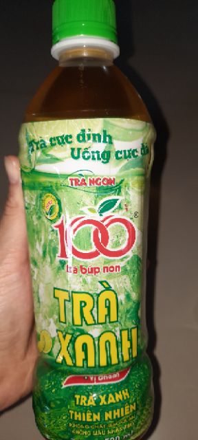 Trà xanh thiên nhiên vị chanh Tribeco chai 500ml