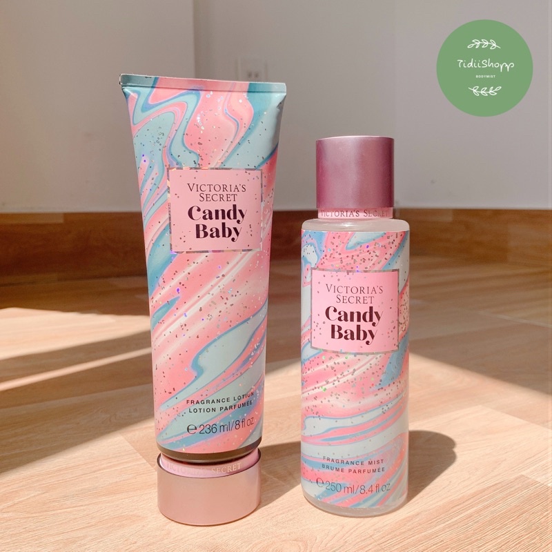 BODYMIST & LOTION | xịt thơm toàn thân Victoria’s Secret Candy Baby