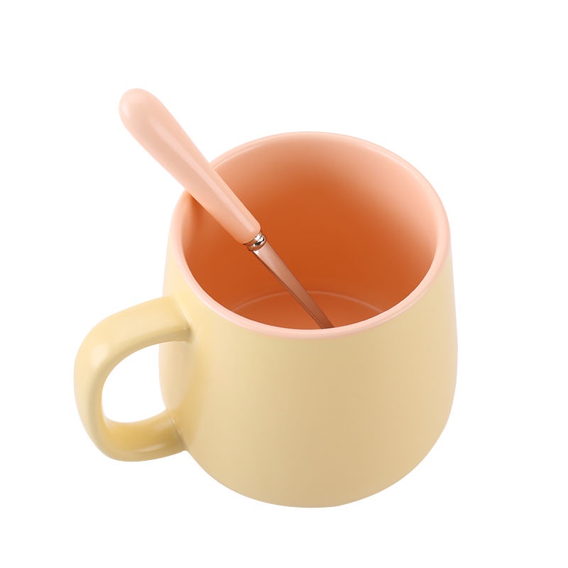 Cốc Sứ Uống Cà Phê Màu Sắc Tương Phản Phong Cách Bắc Âu