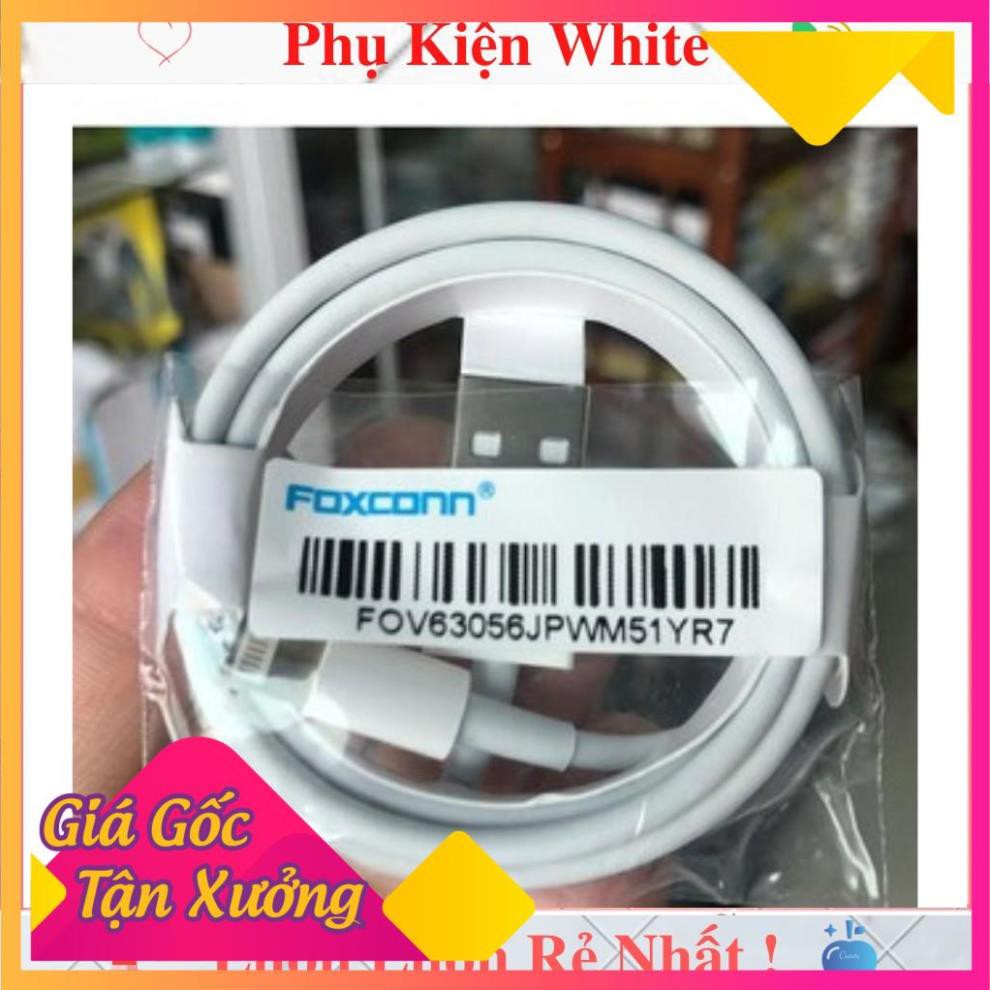 HOT  Cáp iphone foxconn - Cáp Sạc iphone lightning (cam kết chất lượng)