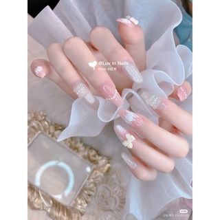 nailbox đính 2 charm xinh xắn (charm tùy chọn inbox)
