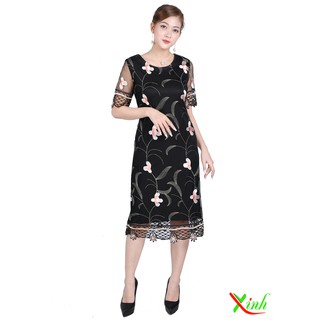 Đầm ren hoa diện tiệc sang chảnh ThoiTrangXinh DL595