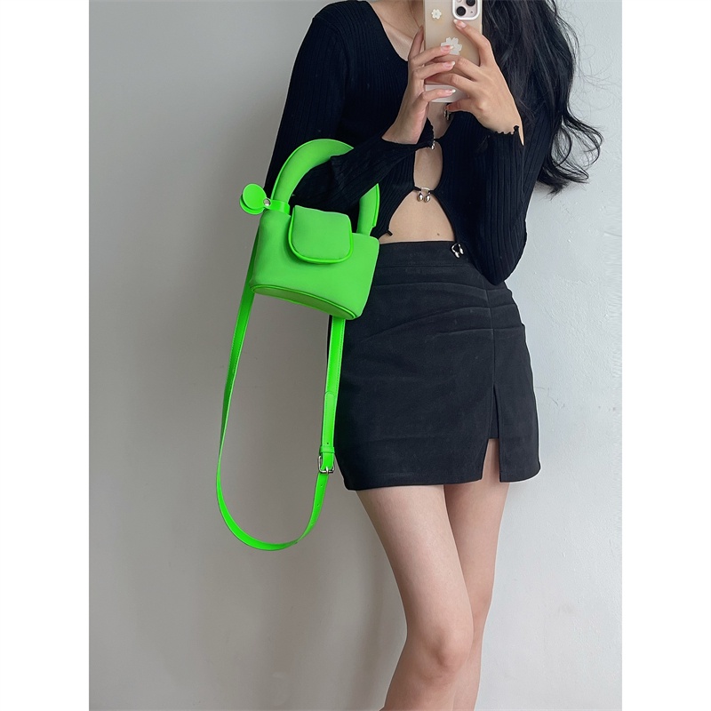 Túi Đeo Vai Màu Trơn Thiết Kế Đơn Giản Thời Trang Cho Nữ Mã 2022