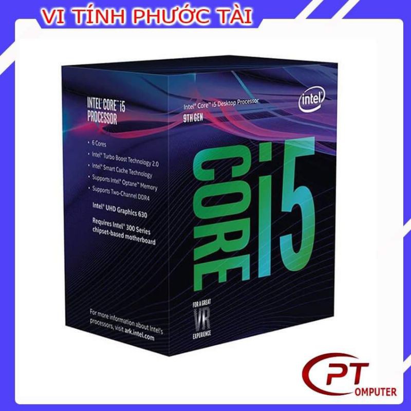 Bộ vi xử lý CPU Intel Core i5 9400F 2.90Ghz up to 4.10Ghz sk 1151v2, 6 nhân 6 luồng mới chính hãng