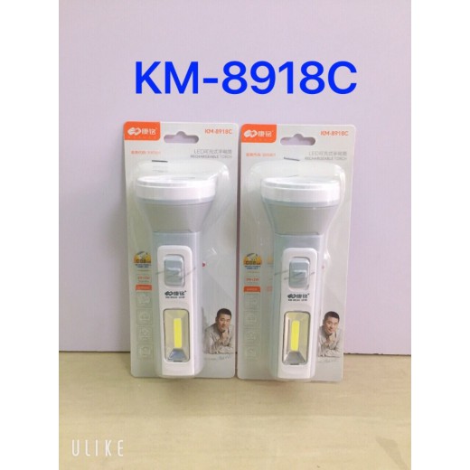 Đèn pin cầm tay tích điện sac điện trực tiếp KM-8918C
