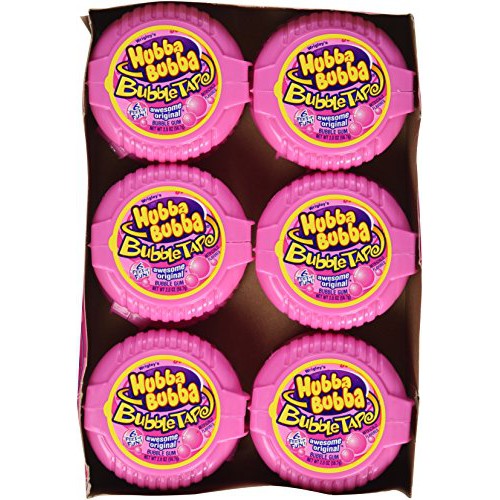 Kẹo Gum Cuộn Hubba Bubba  Dài 180cm -Mỹ pack 12 hộp