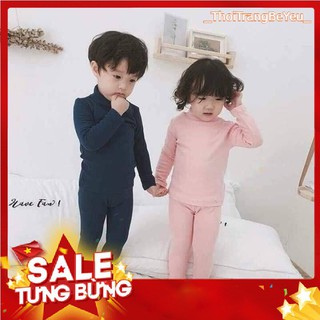 Bộ bozip trơn cho bé trai - bé gái hot hit
