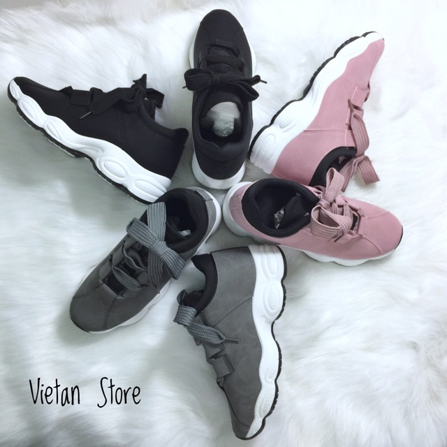 GIÀY THỂ THAO DÂY NƠ ULZZANG HÀN QUỐC SIÊU HOT K60 | BigBuy360 - bigbuy360.vn