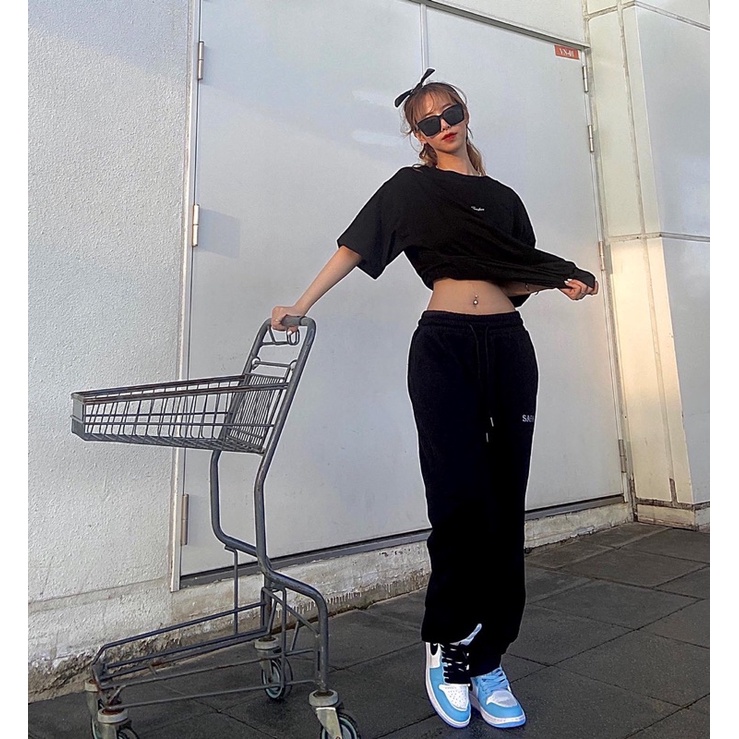 Quần ống rộng track pants nam nữ suông unisex SAFARI TP01
