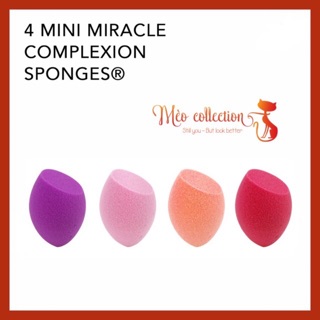 [TÁCH LẺ 1 CỤC] Mút tán kem nền Real Techniques 4 Mini Miracle Complexions Sponges