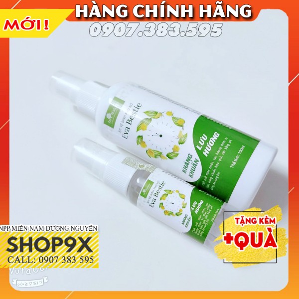 (Mini) Xịt Khử Mùi Vùng Kín Eva Bestie - Kháng Khuẩn Lưu Hương Quyến Rũ I'm Nature 20ml