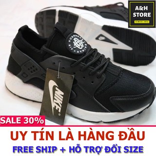 Giày thể thao nam nữ huarache đen trắng siêu hot