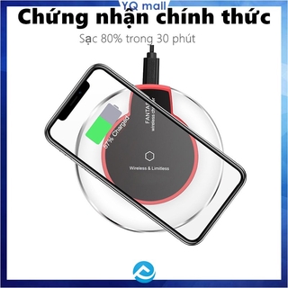 Đế sạc nhanh không dây chuẩn Qi cho iPhone 8 / 8 plus / X（Chứng nhận chính thức）