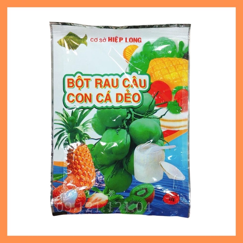 Thạch rau câu-thạch rau câu con cá dẻo HIỆP LONG