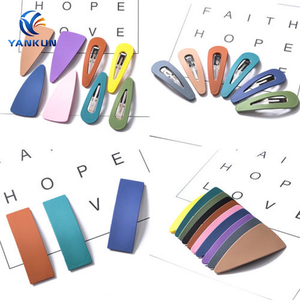 Set 2 Kẹp Tóc Hình Học Thời Trang Cho Nữ