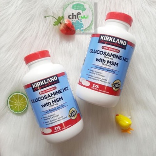 Viên uống hỗ trợ xương khớp Kirkland Glucosamine HCL 1500mg with MSM 375 viên