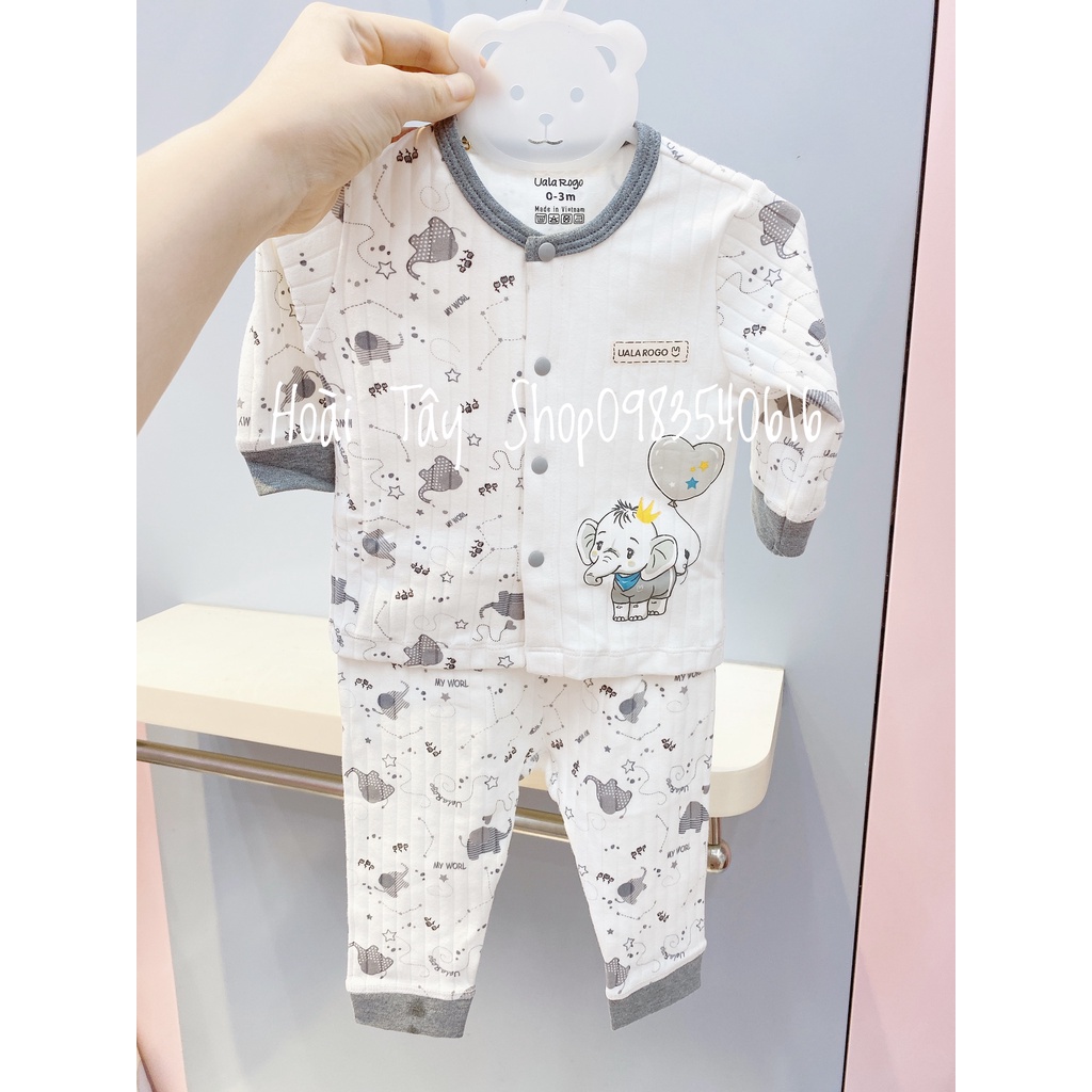 BỘ SƠ SINH CÚC GIỮA NỈ COTTON