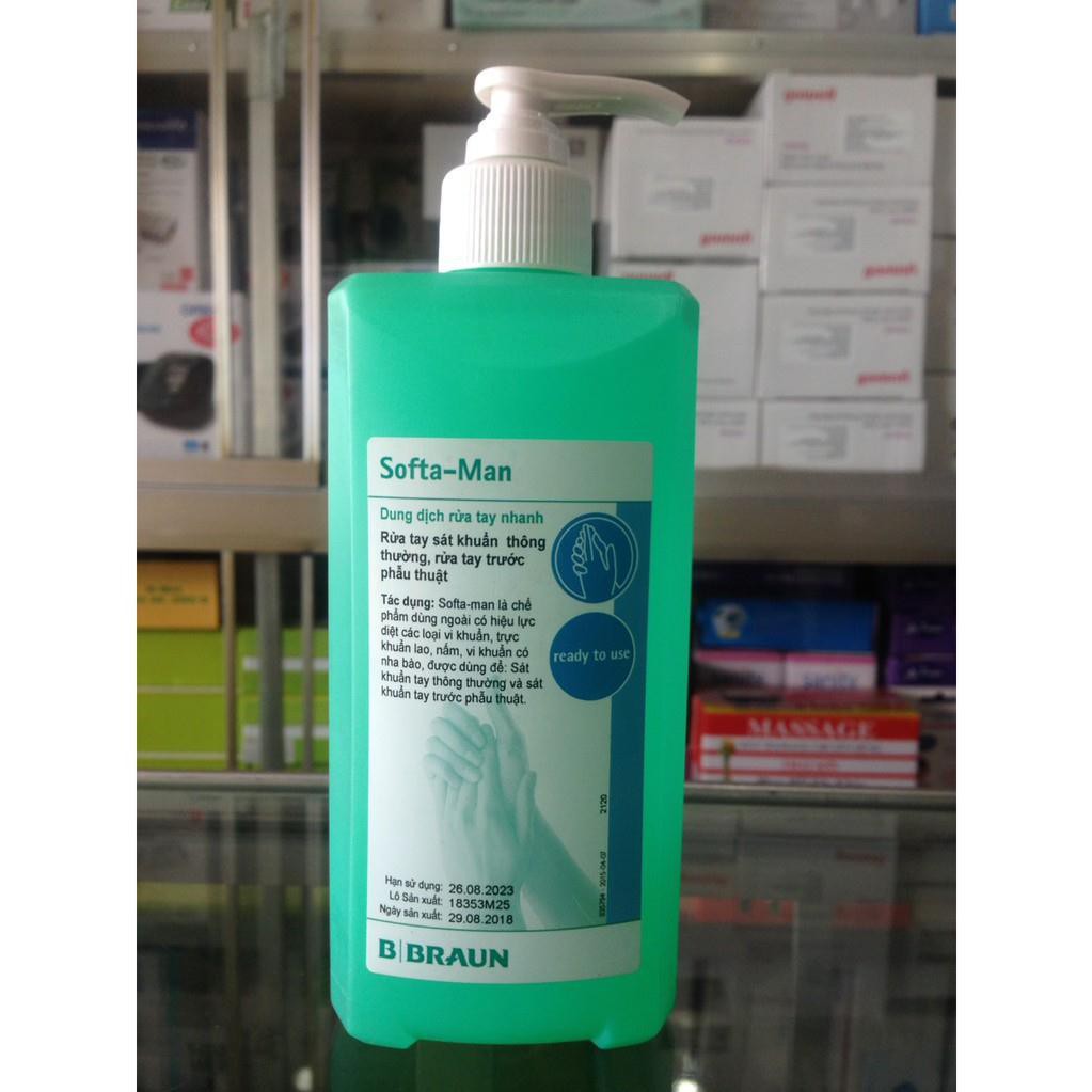 DUNG DỊCH RỬA TAY NHANH SOFTA- MAN