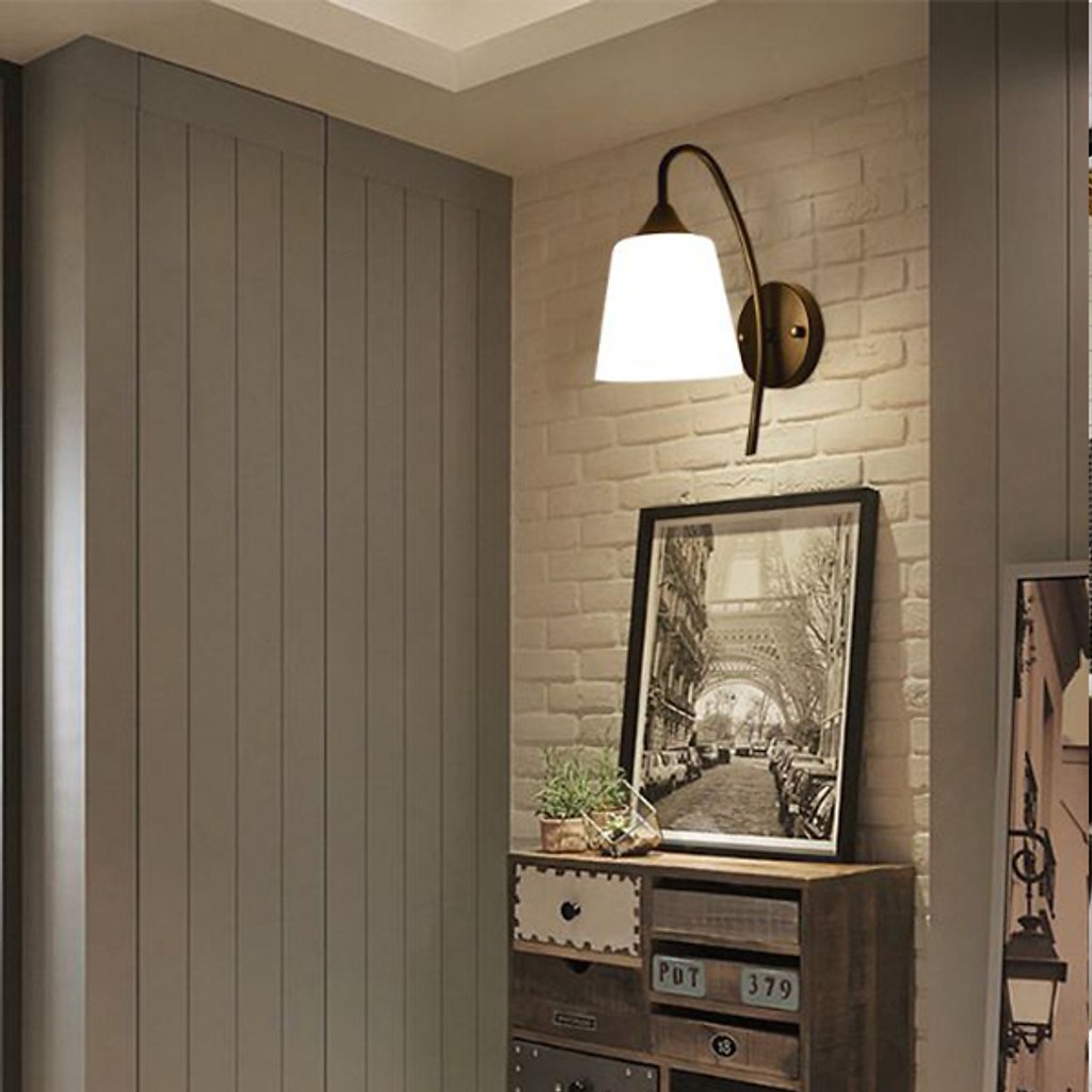 Đèn gắn tường MONSKY GOBA trang trí phòng ngủ, cầu thang siêu đẹp - Kèm bóng LED