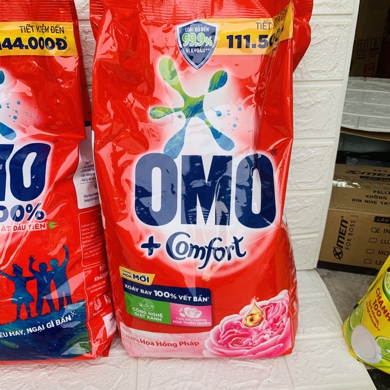 BỘT GIĂT TAY OMO 6KG/5.5KG HOA HỒNG PHÁP