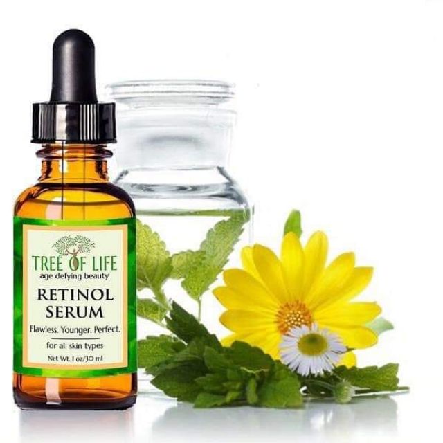 Bộ 3 Serum Tree of Life chống lão hóa Vitamin C Serum, Retinol Serum và Hyaluronic Acid Serum 30ml
