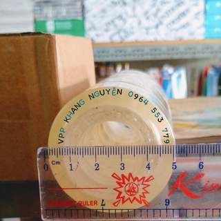 BĂNG KEO VĂN PHÒNG CUỘN NHỎ (LỐC 10 CUỘN)