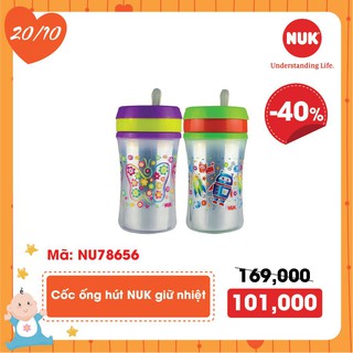 Cốc ống hút nuk giữ nhiệt