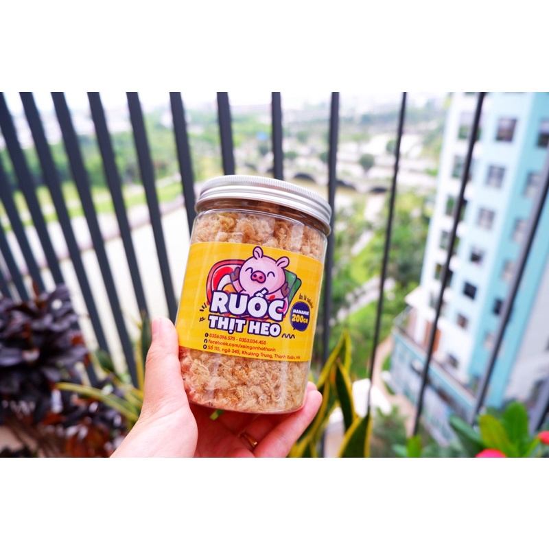 FREESHIP Ruốc/ chà bông thịt heo giã tay MamaHue - ăn là nghiền!