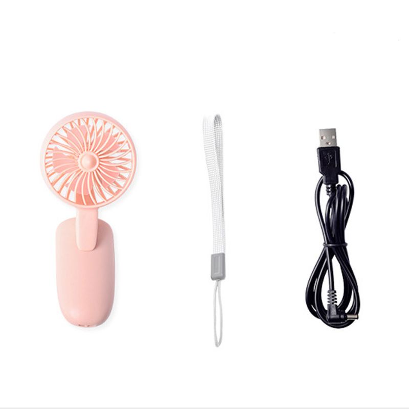 Quạt Điện USB Mini Cầm Tay / Kẹp Điện Thoại Tiện Dụng