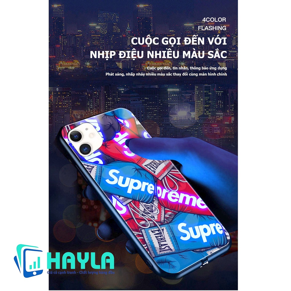 Ốp lưng Iphone đèn Led chớp nháy theo nhạc cực độc 6/6plus/6s/6splus/7/7plus/8/8plus/x/xr/xs/11/12/pro/max/promax ODT04