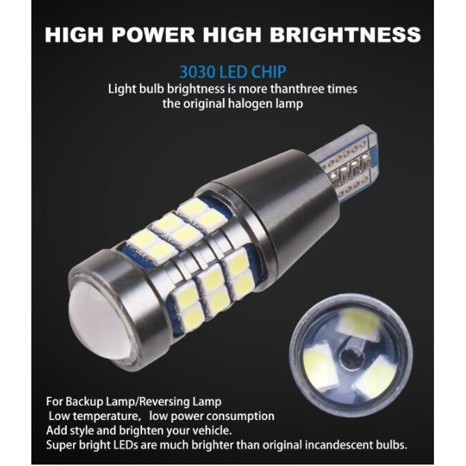 1 Chiếc Bóng Đèn LED T15 W16W T10 LED W5W T20 7440 1156 BA15S DC 12V Siêu Sáng Cho Xe Ô Tô