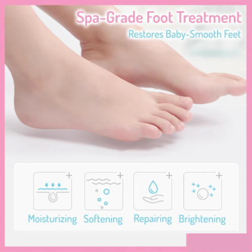 1Pair Dead Skin Remover Feet Mask Exfoliating Heels Foot Mask Peeling Feet