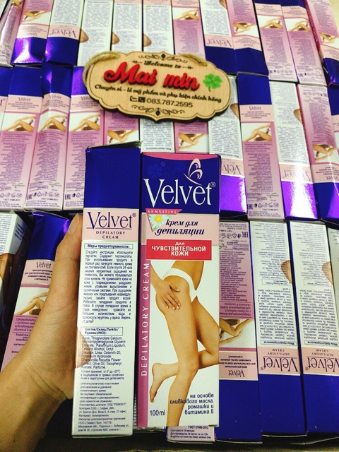 Kem tẩy lông Velvet Hàng Nga - Chính Hãng