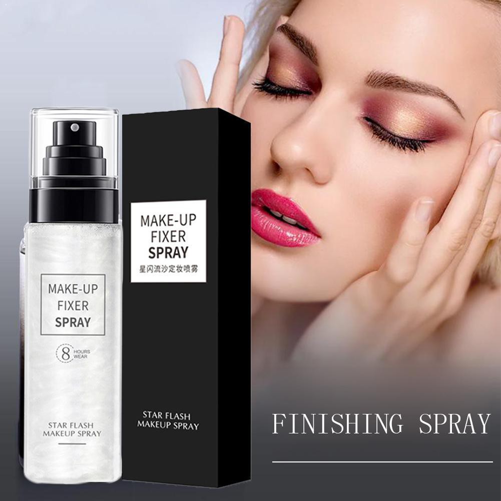 Chai Xịt khoáng make up Fixer Spray Trang Điểm Dưỡng Ẩm Kiểm Soát Dầu Lâu Trôi Tiện Dụng, xịt khoáng