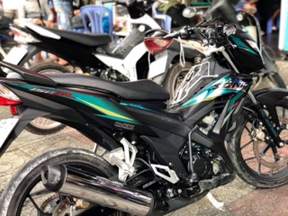 Tem rời Sonic Xanh đen Chrome cao cấp
