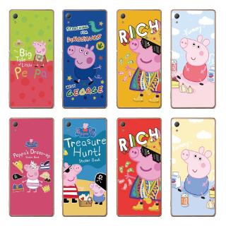 Ốp điện thoại TPU mềm in hình chú heo hồng hoạt hình dễ thương cho Sony Xperia XA3/XA2 Ultra /Xperia 10 Plus/XA1 Plus