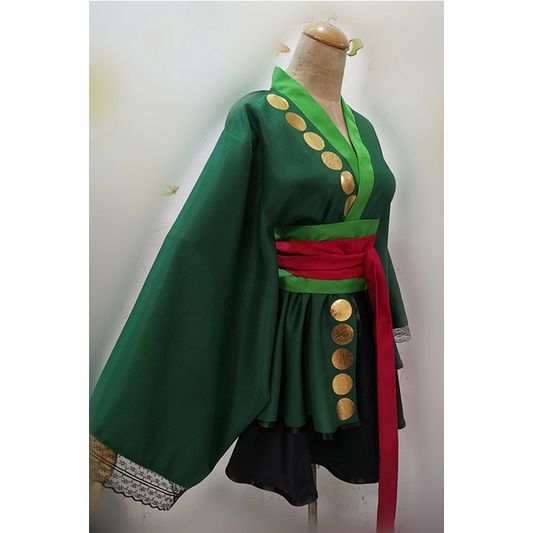 Đầm Hóa Trang Nhân Vật Roronoa Zoro Trong Phim Hoạt Hình One Piece